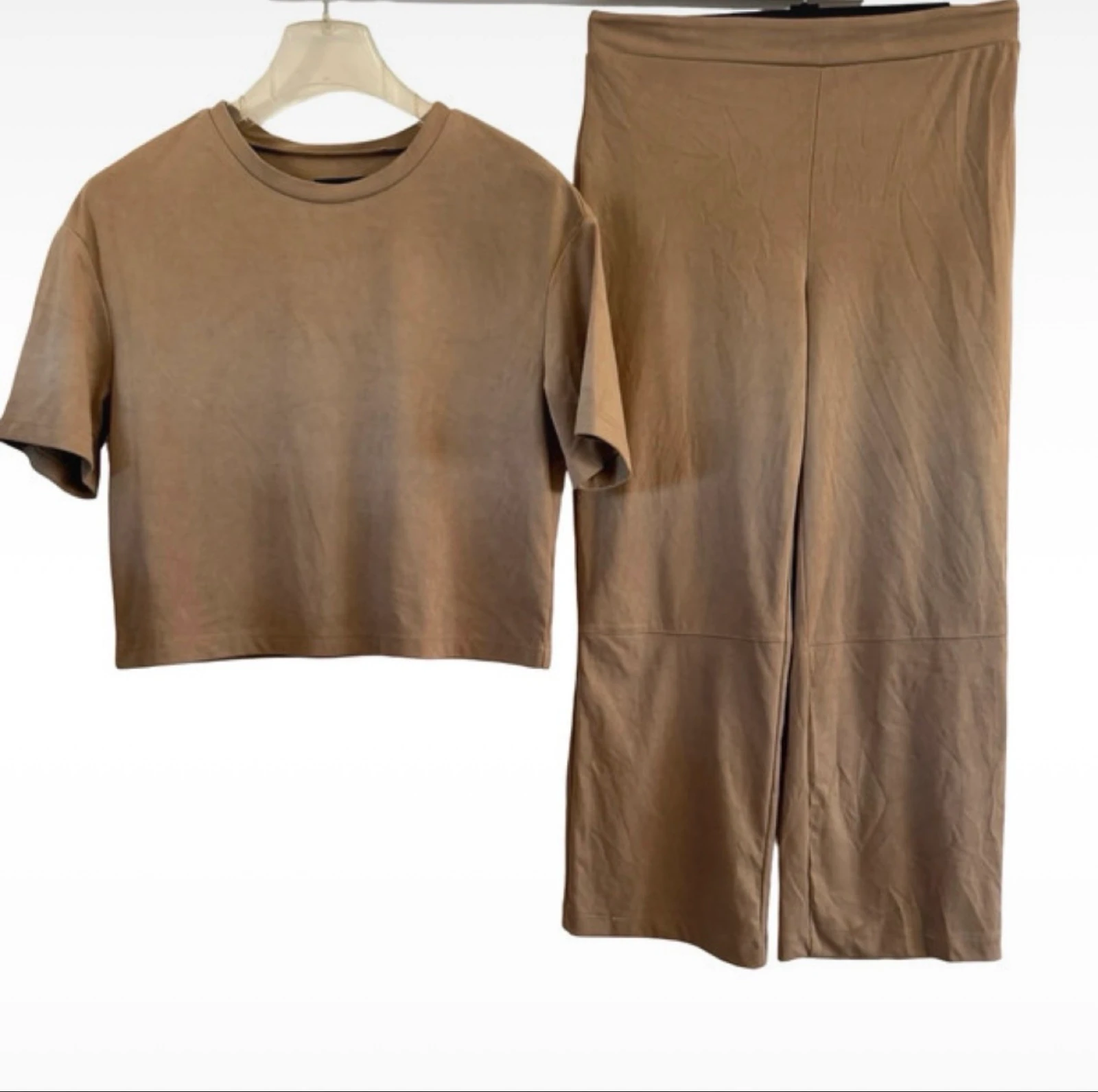 Lefties suèdelook set beige talla S – photo 4